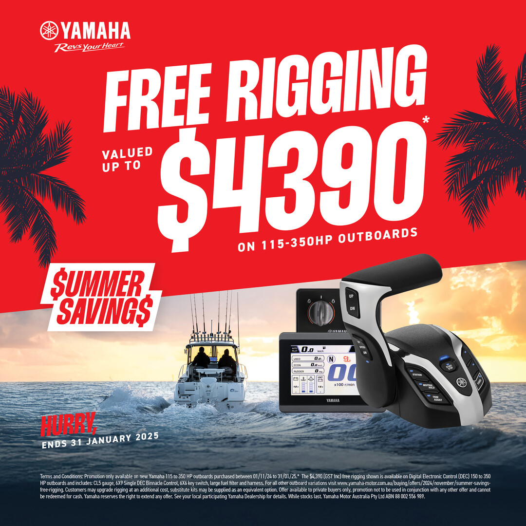 Summer Savings Free Rigging promo banner